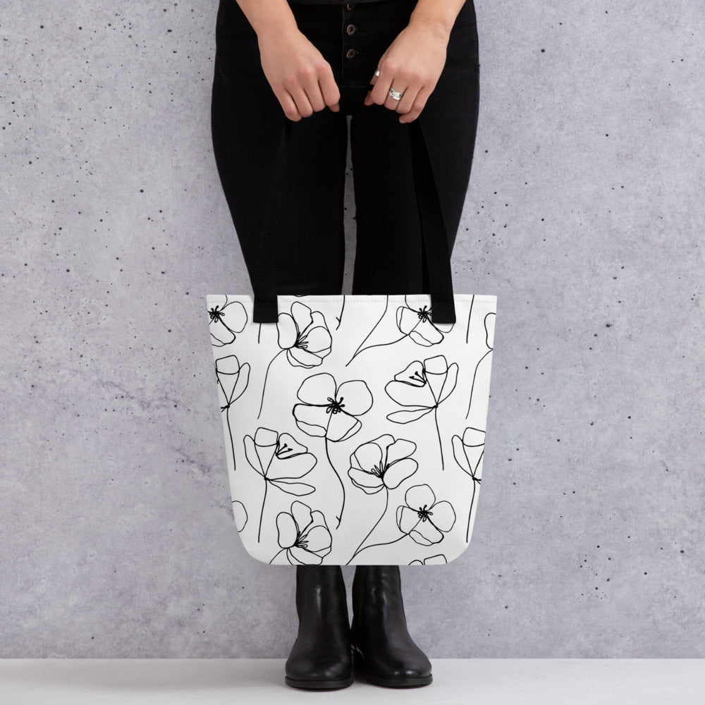 LJPCo Signature Collection - Poppies Tote Bag