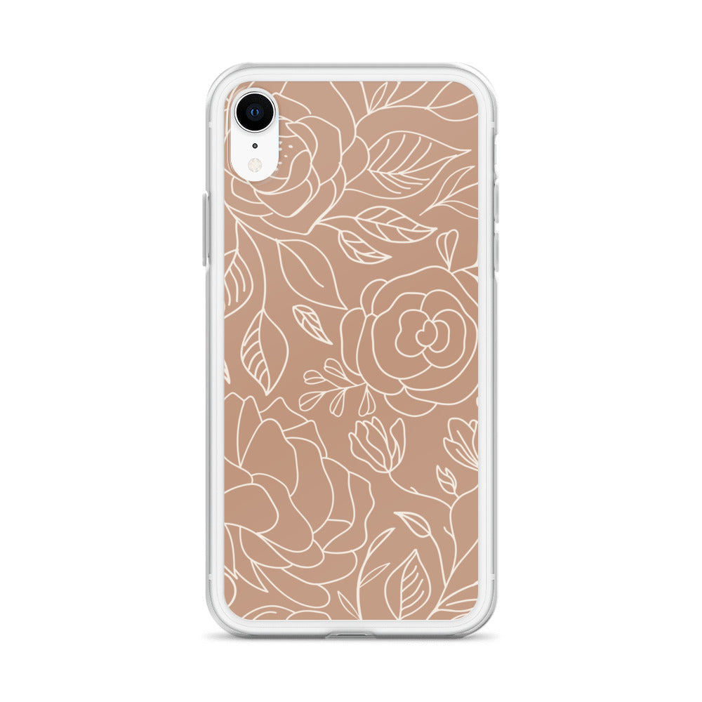 Vintage Romance Collection - Rusted Rose iPhone Case