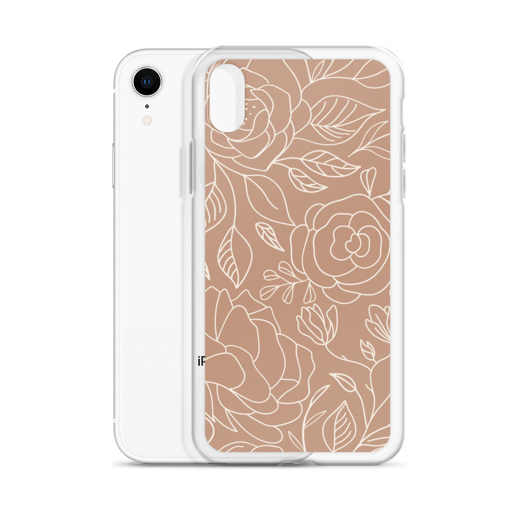 Vintage Romance Collection - Rusted Rose iPhone Case