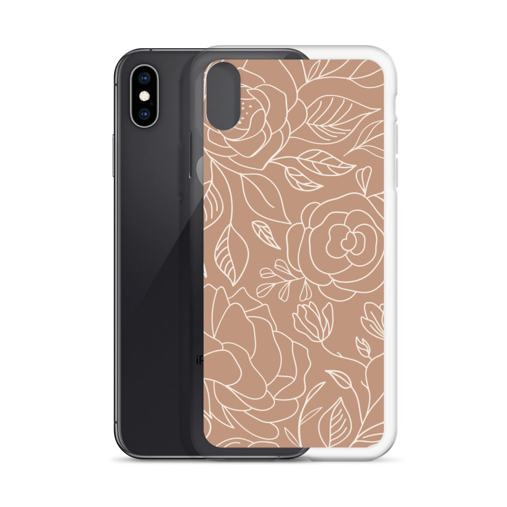 Vintage Romance Collection - Rusted Rose iPhone Case