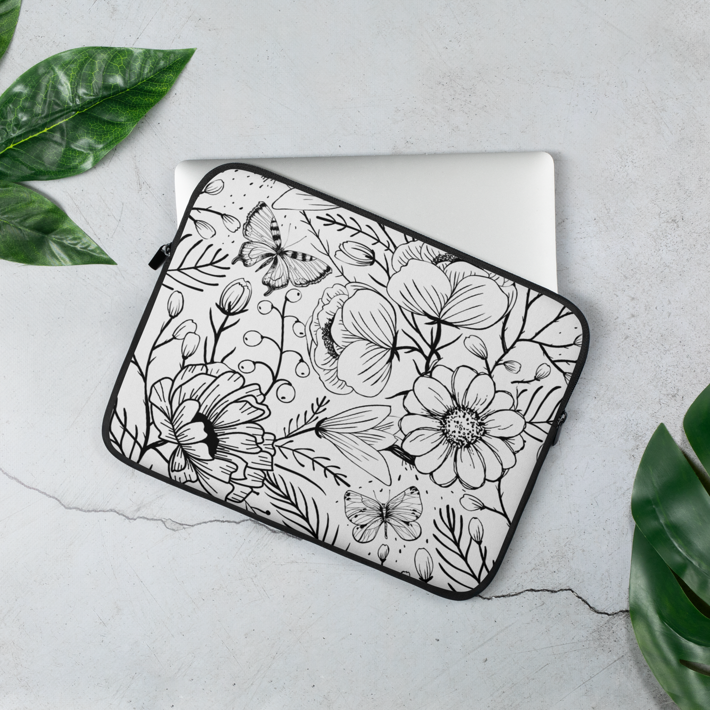 LJPCo Signature Collection - Butterfly Gardens Laptop Sleeve
