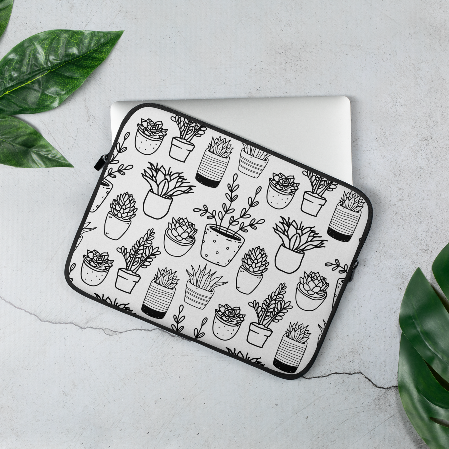 LJPCo Signature Collection - Potted Plants Laptop Sleeve
