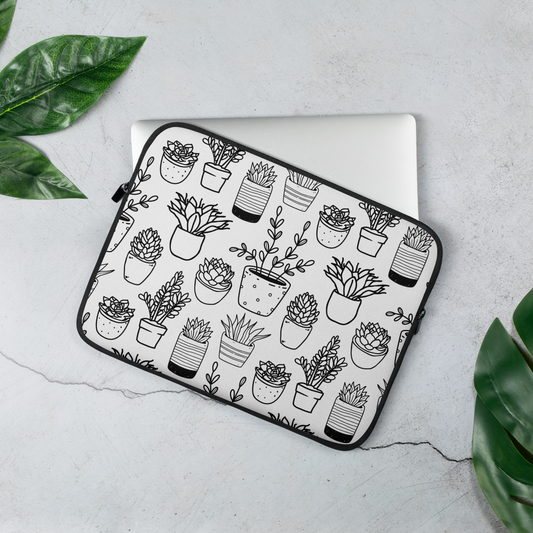 LJPCo Signature Collection - Potted Plants Laptop Sleeve
