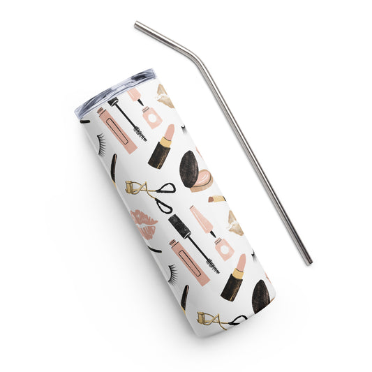 Pink and Gold Beauty Queen 20 oz Stainless Steel Tumbler