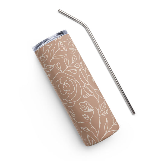 Vintage Romance Collection - Rusted Rose 20 oz Stainless Steel Tumbler